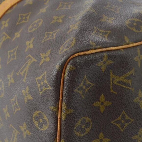 LOUIS VUITTON DUFFLE KEEPALL 50 TRAVEL HANDBAG MONOGRAM - Picture 8 of 11